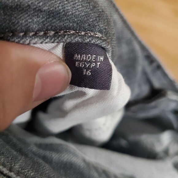 J.Jill Jeans Womens Size 16 Gray Boyfriend Straight Leg Ankle Stretch Denim - Picture 4 of 14